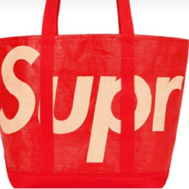 専用 Supreme Raffia Tote Bag Red