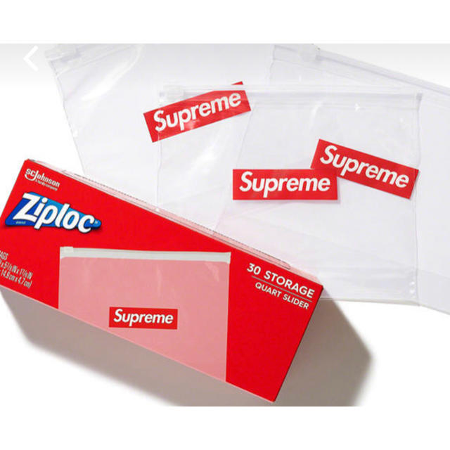 supreme ziploc 2個収納/キッチン雑貨