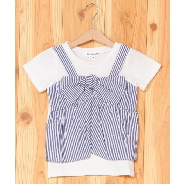 GLOBAL WORK(グローバルワーク)の新品 GLOBAL WORK トップス  S キッズ/ベビー/マタニティのキッズ服女の子用(90cm~)(Tシャツ/カットソー)の商品写真