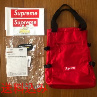 シュプリーム(Supreme)のSupreme Tote Backpack 19ss RED(バッグパック/リュック)