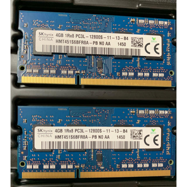 Hynix PC3L-12800S 4GB SODIMM 2枚組