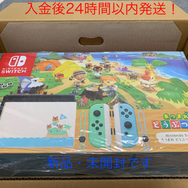 Nintendo Switch(ニンテンドースイッチ)のNintendo Switch あつまれ どうぶつの森セット/Switch/HA エンタメ/ホビーのゲームソフト/ゲーム機本体(家庭用ゲーム機本体)の商品写真