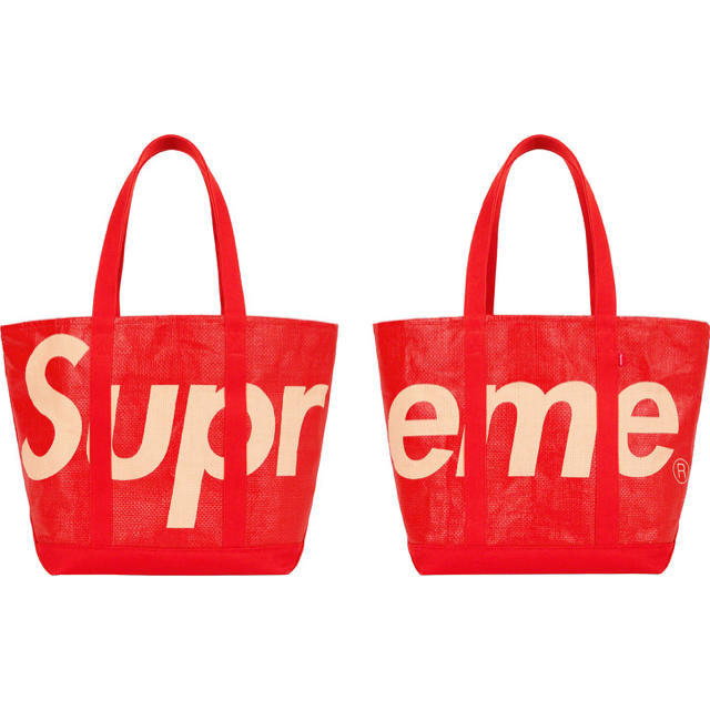 Supreme Raffia Tote RED トートバッグメンズ