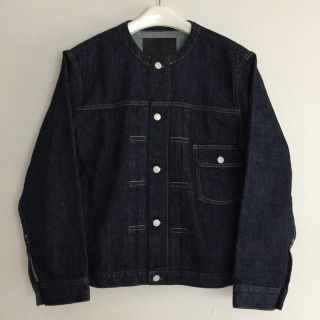 定価29700円！Calee 今季新作 完売20ss ノーカラーデニムジャケット