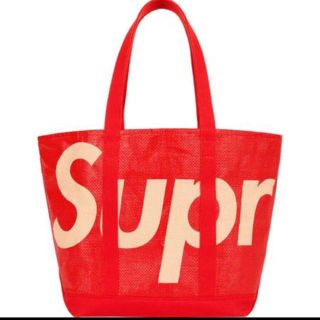 シュプリーム(Supreme)のRaffia Tote  Red(トートバッグ)