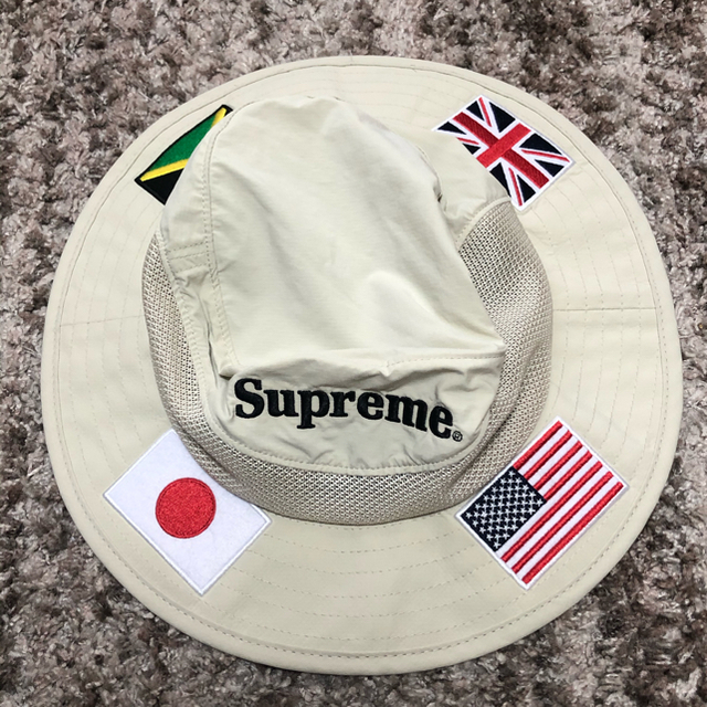 新作在庫 Supreme - Suprem Flags Boonie 黒の通販 by ほーびーおー's