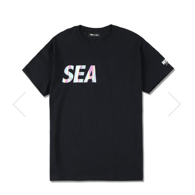 wind and sea ロゴ　tee tシャツ　黒　M