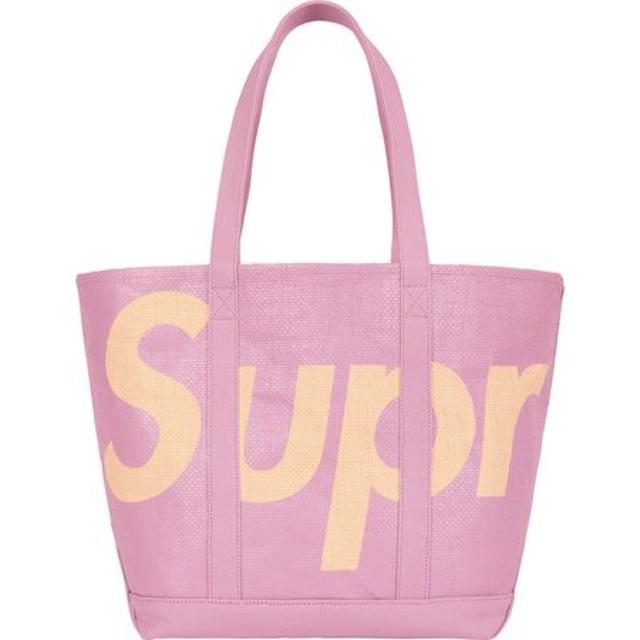 Supreme Raffia Tote Purple 国内正規品