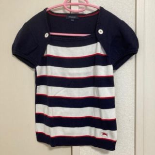 バーバリー(BURBERRY)のバーバリー子供服　サマーニット(Tシャツ/カットソー)