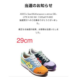 アシックス(asics)のASICS x SeanWotherspoon x atmos (スニーカー)