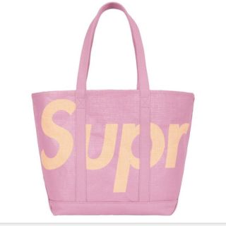 シュプリーム(Supreme)のSupreme Raffia Tote purple トートバッグ(トートバッグ)