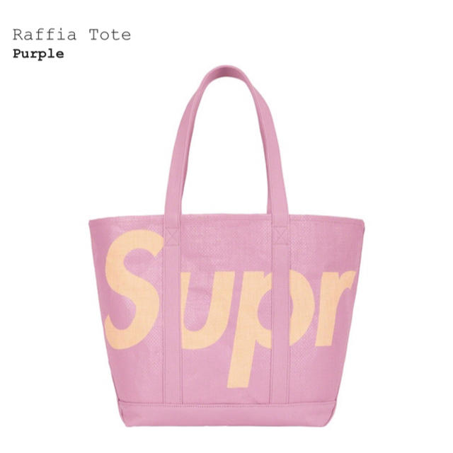 バッグSupreme Raffia Tote シュプリーム　トートバッグ