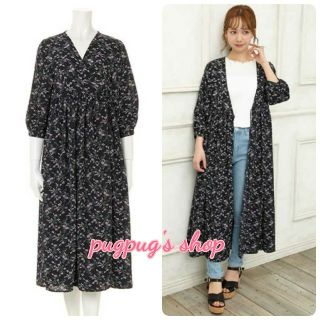 イング(INGNI)の【新品タグ無し】INGNI カシュクール花柄ガウンワンピース572600(ロングワンピース/マキシワンピース)