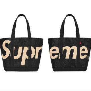 シュプリーム(Supreme)のSupreme Raffia Tote Black シュプリーム トート 黒(トートバッグ)