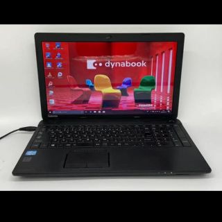 トウシバ(東芝)の第3世代 Core i3 Windows10 東芝 ブラック ノートパソコン(ノートPC)