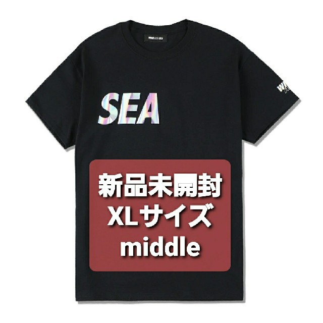 トップス 新品未開封 WIND AND SEA middle black (CS-220) 在庫処分