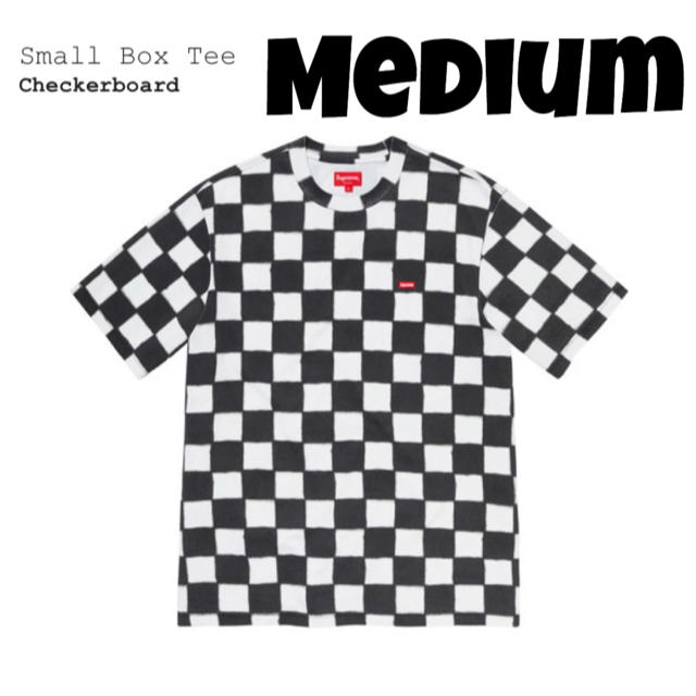 【M】Supreme Small Box Tee Checkerboard