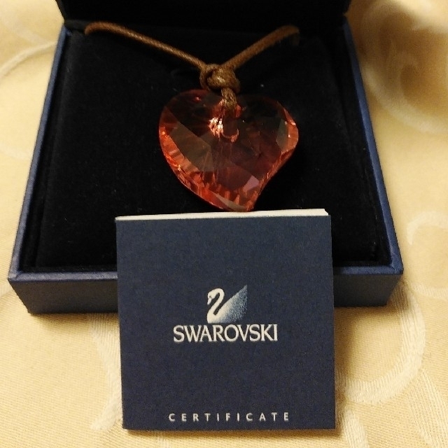 新品 未使用 SWAROVSKI スワロフスキー ハート ネックレス