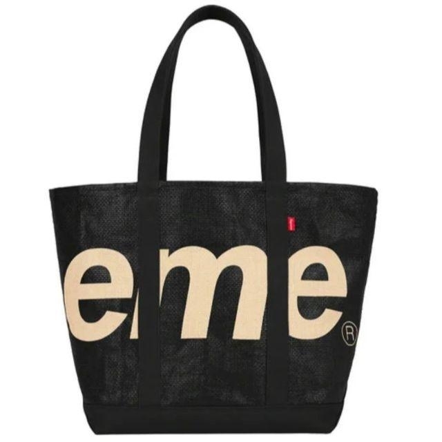 Supreme Raffia Tote Black シュプリーム トートバッグ黒