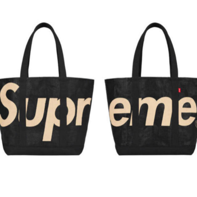 Supreme Raffia Tote Black