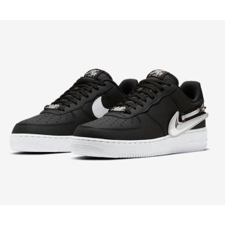 ナイキ(NIKE)のNIKE AIR FORCE 1 LOW BLACK ZIPPER (スニーカー)