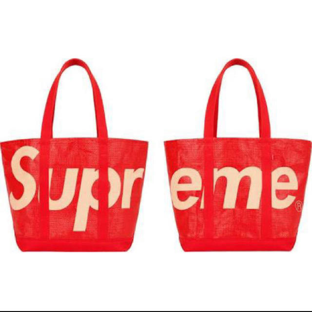 Supreme Raffia Tote 20SS 赤