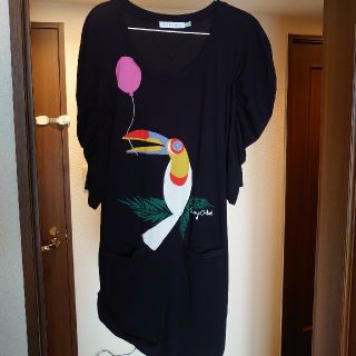 シーバイクロエ(SEE BY CHLOE)のクロエTシャツワンピース美品(ひざ丈ワンピース)