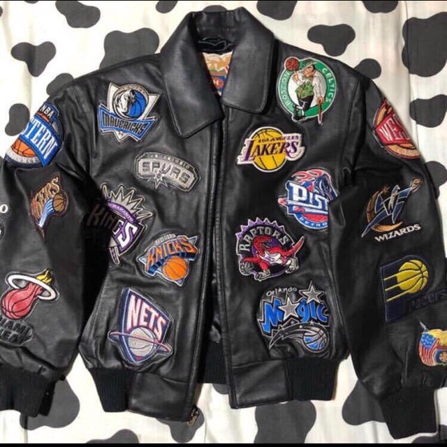 ジェフハミルトン jeff hamilton NBA オールレザージャケット | フリマアプリ ラクマ