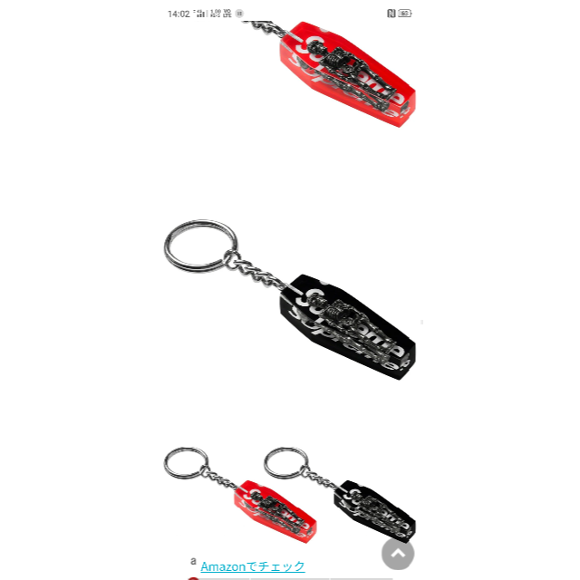 Supreme(シュプリーム)のSupreme Skeleton Keychain　20ss　BLACK　黒 メンズのアクセサリー(その他)の商品写真