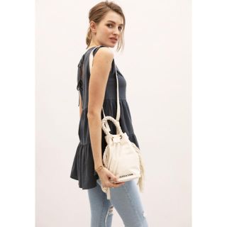 アリシアスタン(ALEXIA STAM)の未使用◆アリシアスタン  Side Fringe Draw String Bag(ショルダーバッグ)