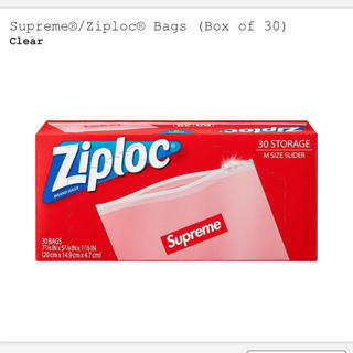 シュプリーム(Supreme)のSupreme ziploc シュプリーム ジップロック　2個セット(収納/キッチン雑貨)