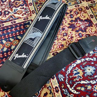 フェンダー(Fender)のFENDER（フェンダー）Wide Monogrammed Strap BK(ストラップ)