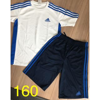 アディダス(adidas)のアディダス　　男の子Tシャツ短パン　セットアップ　160(Tシャツ/カットソー)