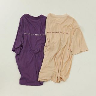 トゥデイフル(TODAYFUL)のTODAYFUL Back Print T-Shirts(Tシャツ(半袖/袖なし))