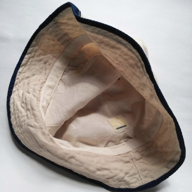 BEAMS(ビームス)の美品 TATAMIZE✨タタミゼ 麻 リネン マウンテンハット 裏地付き レディースの帽子(ハット)の商品写真
