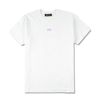 シー(SEA)のWIND AND SEA WDS ウィンダンシー ロゴTシャツ ホワイト L(Tシャツ/カットソー(半袖/袖なし))