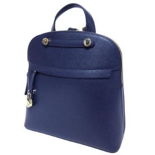 フルラ(Furla)の美品　FURLA フルラ　パイパー　リュック　ネイビー(リュック/バックパック)