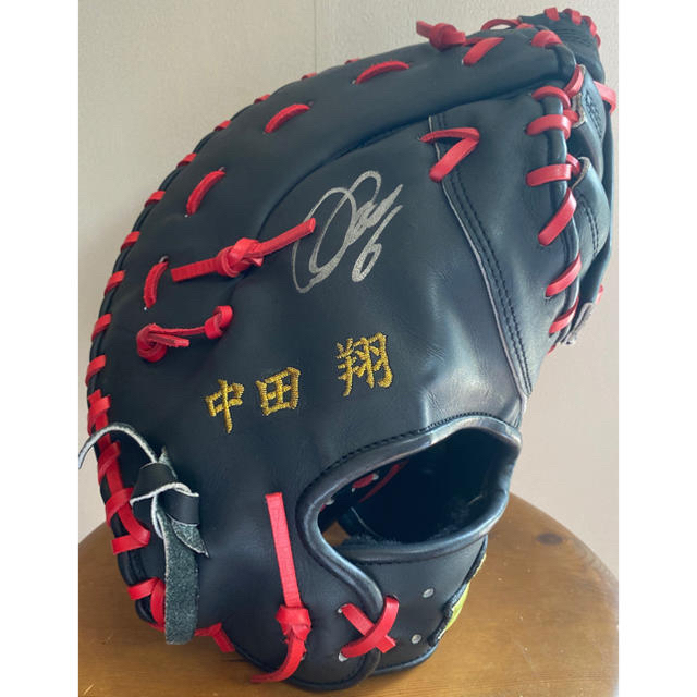 中田翔 実使用 サイン入り グローブ ミット 日本ハムファイターズ