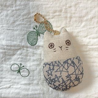 ミナペルホネン(mina perhonen)の訳あり　ミナペルホネン  のねこミニ(ぬいぐるみ)