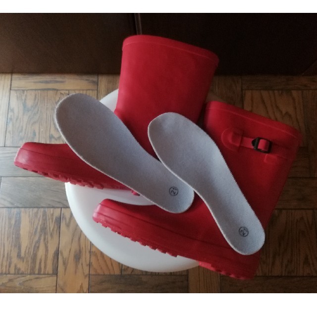 レインブーツ 長靴 赤 21cm ドノバンキッズ KUT キッズ/ベビー/マタニティのキッズ靴/シューズ(15cm~)(長靴/レインシューズ)の商品写真