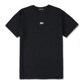 シー(SEA)のWIND AND SEA WDS ウィンダンシー ロゴTシャツ ブラック L(Tシャツ/カットソー(半袖/袖なし))