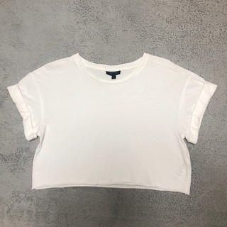 トップショップ(TOPSHOP)の【専用】TOPSHOP ショート丈　白Tシャツ(Tシャツ(半袖/袖なし))