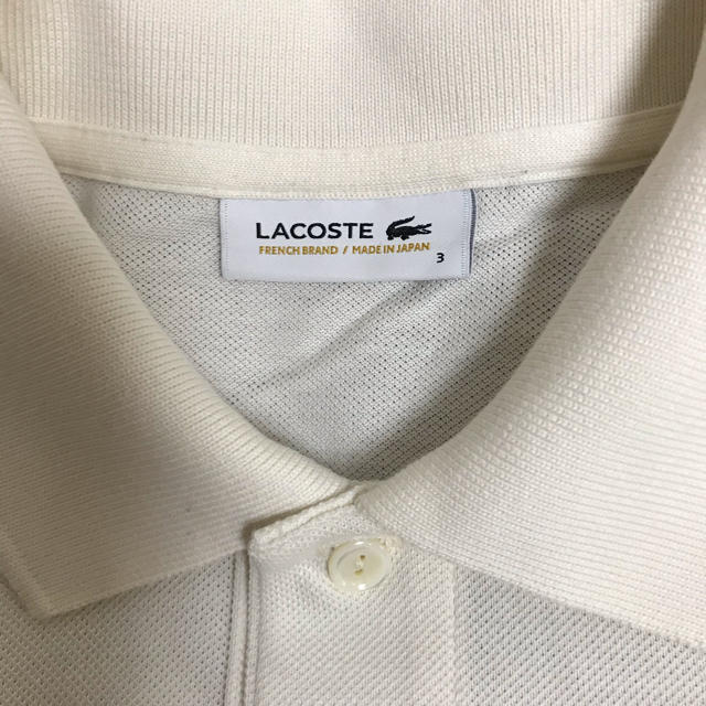 LACOSTE(ラコステ)のlacoste ラコステ　ポロシャツ　長袖 メンズのトップス(ポロシャツ)の商品写真