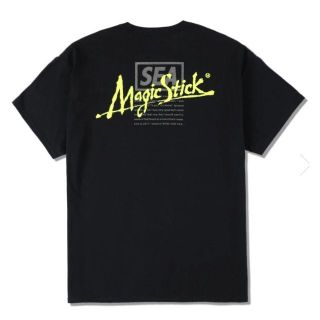 シー(SEA)のWIND AND SEA MAGIC STICK Tシャツ ブラック コラボ M(Tシャツ/カットソー(半袖/袖なし))