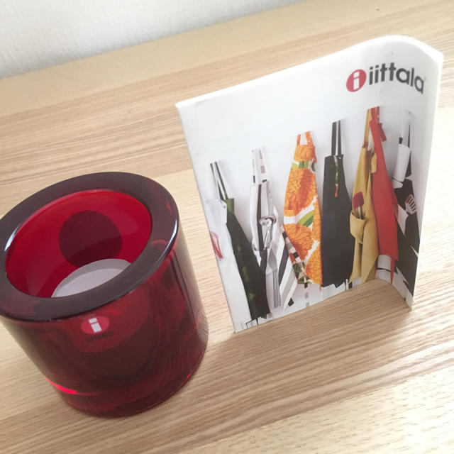 iittala(イッタラ)のナンジャモンジャ様 専用 iittala kivi レッドとクリア セット インテリア/住まい/日用品のインテリア小物(その他)の商品写真