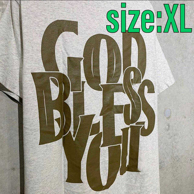 アッシュ/XL】GOD BLESS YOU NO.2 T-SHIRTの通販 by thor hummer shop ...