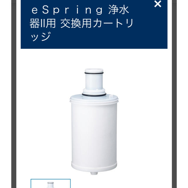 Amway - ☆eSpring 浄水器II用 ☆交換用カートリッジ☆の通販