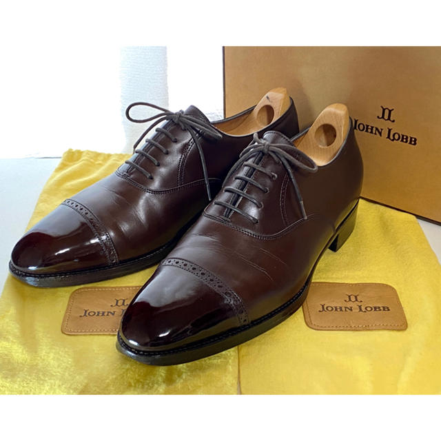 JOHN LOBB(ジョンロブ)の【ふじー様専用】ジョンロブ　フィリップ2 7E ダークオークアンティーク メンズの靴/シューズ(ドレス/ビジネス)の商品写真