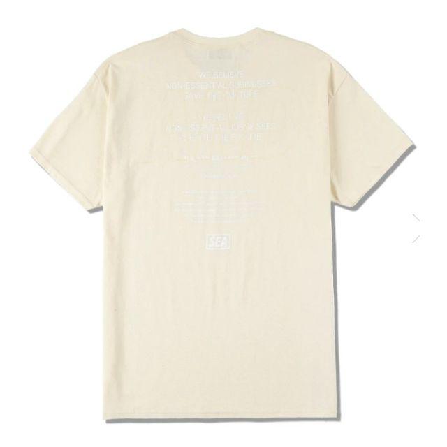 SEA(シー)のWIND AND SEA MAGIC STICK Tシャツ ベージュ コラボ メンズのトップス(Tシャツ/カットソー(半袖/袖なし))の商品写真