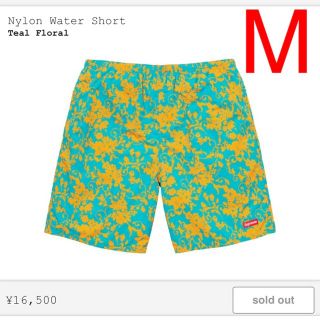 シュプリーム(Supreme)のNylon Water Short Teal Floral M 水着 海パン(水着)